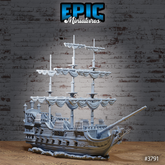 Treasure Galleon Ship - The Printable Dragon